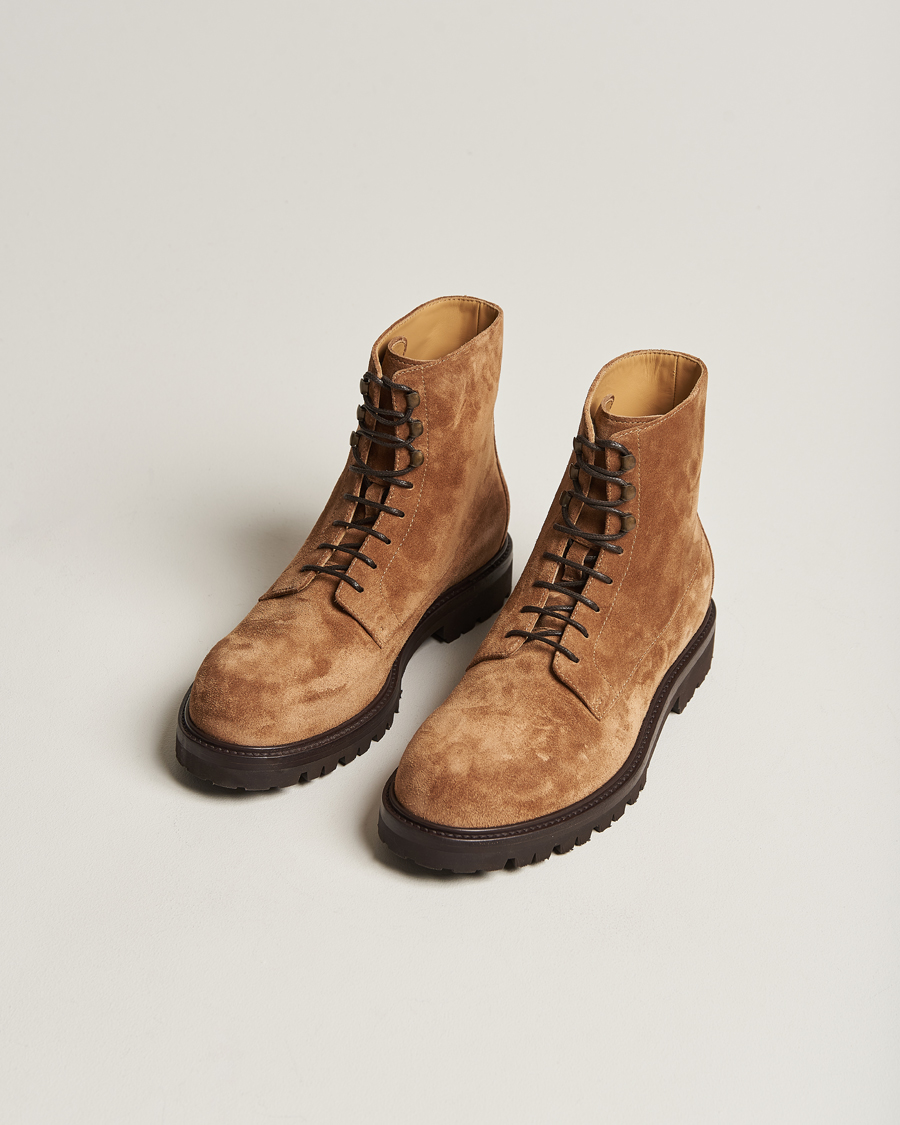 Herre | Brunello Cucinelli Lace Up Boots Beige Suede | Brunello Cucinelli | Lace Up Boots Beige Suede