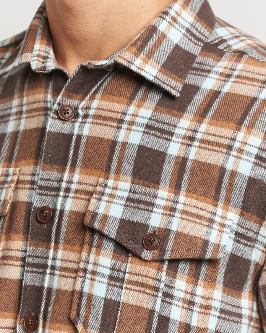 Herre | Skjorter | Morris | Tartan Shirt Classic Fit Camel