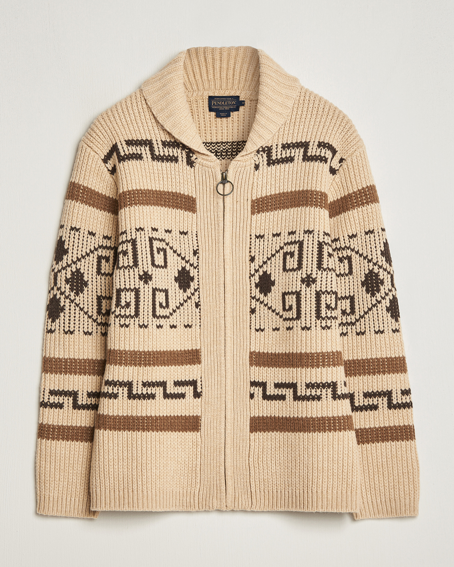 Herre |  | Pendleton | The Original Westerley Cardigan Tan/Brown