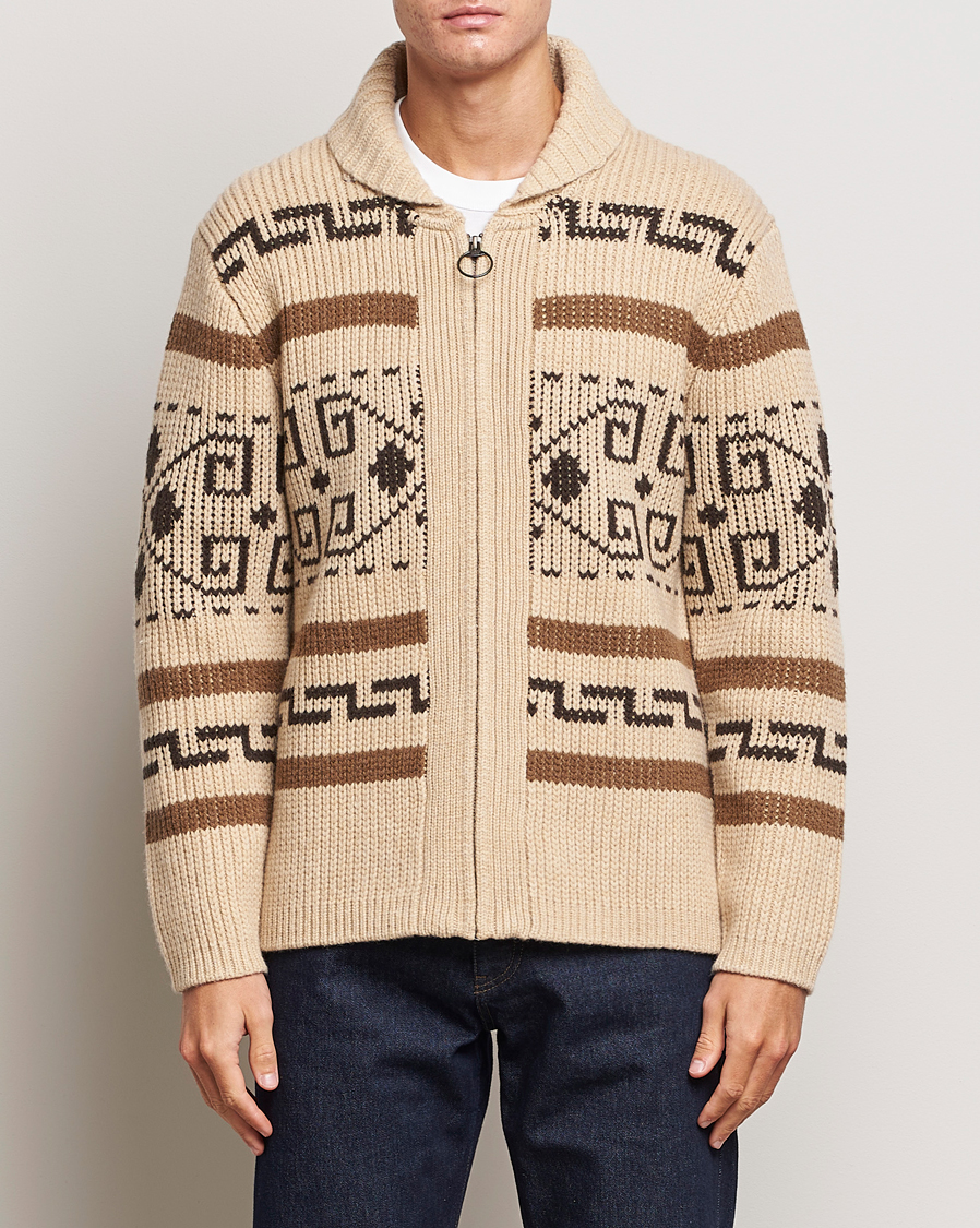 Herre | Tøj | Pendleton | The Original Westerley Cardigan Tan/Brown