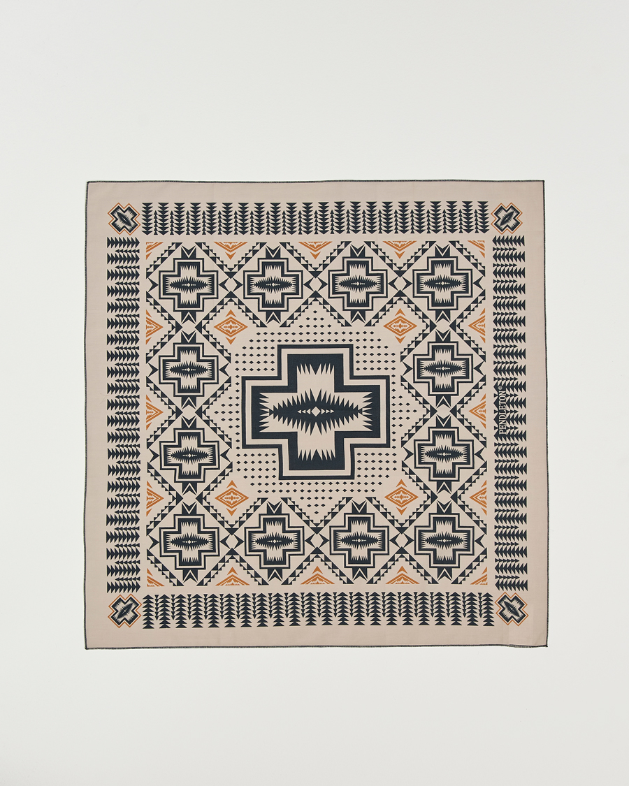 Herre | Pendleton Cotton Bandana Harding Taupe | Pendleton | Cotton Bandana Harding Taupe