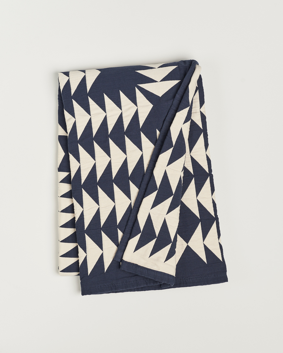 Herre | Tekstiler | Pendleton | Organic Cotton Matelasse Blanket Midnight Nova