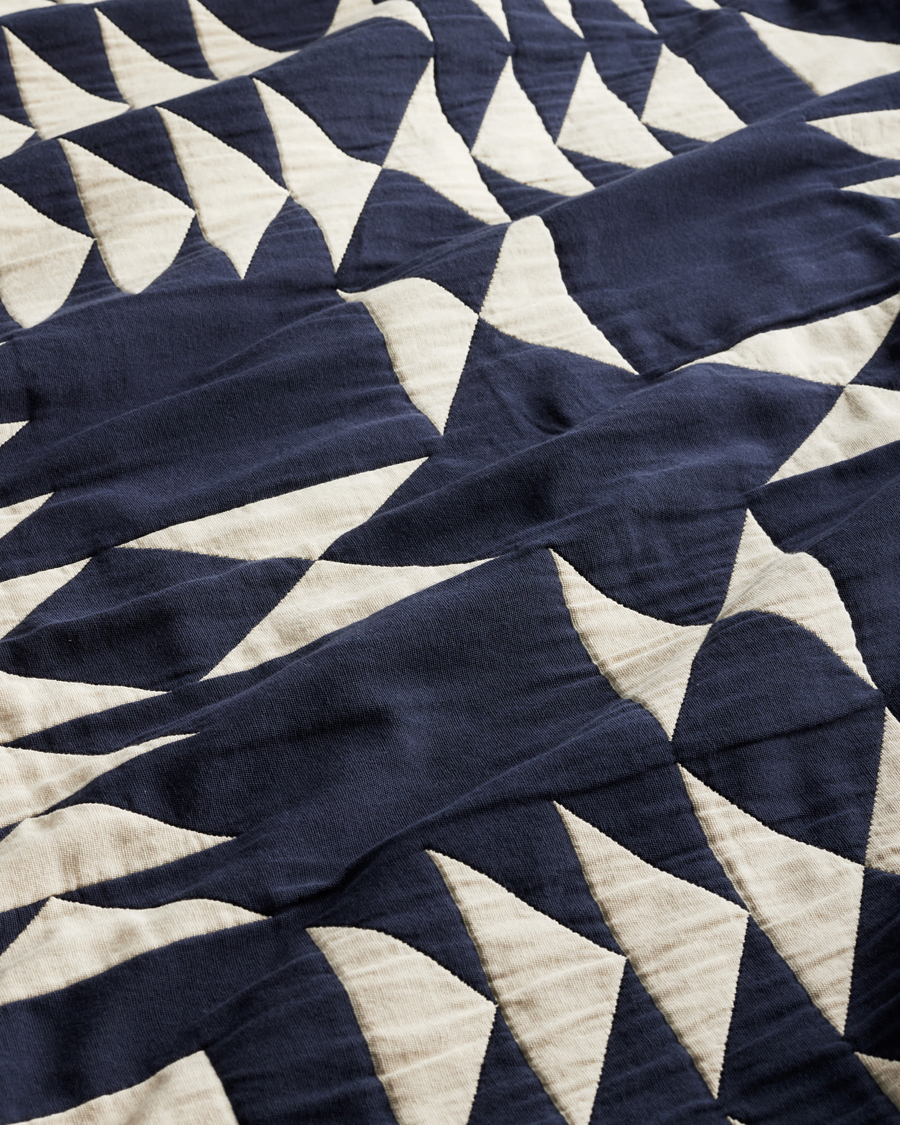 Herre | Tekstiler | Pendleton | Organic Cotton Matelasse Blanket Midnight Nova