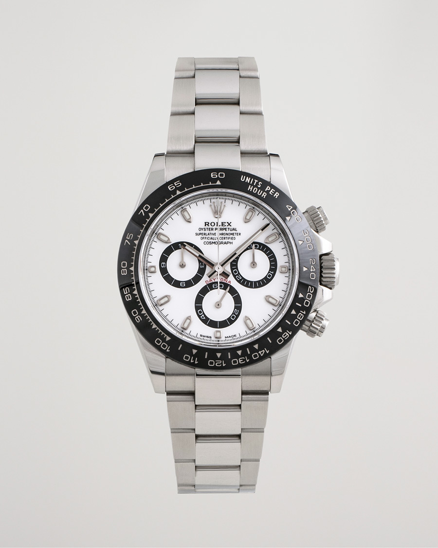 Herre | Rolex Pre-Owned Daytona 116500LN Steel White Steel White | Rolex Pre-Owned | Daytona 116500LN Steel White Steel White