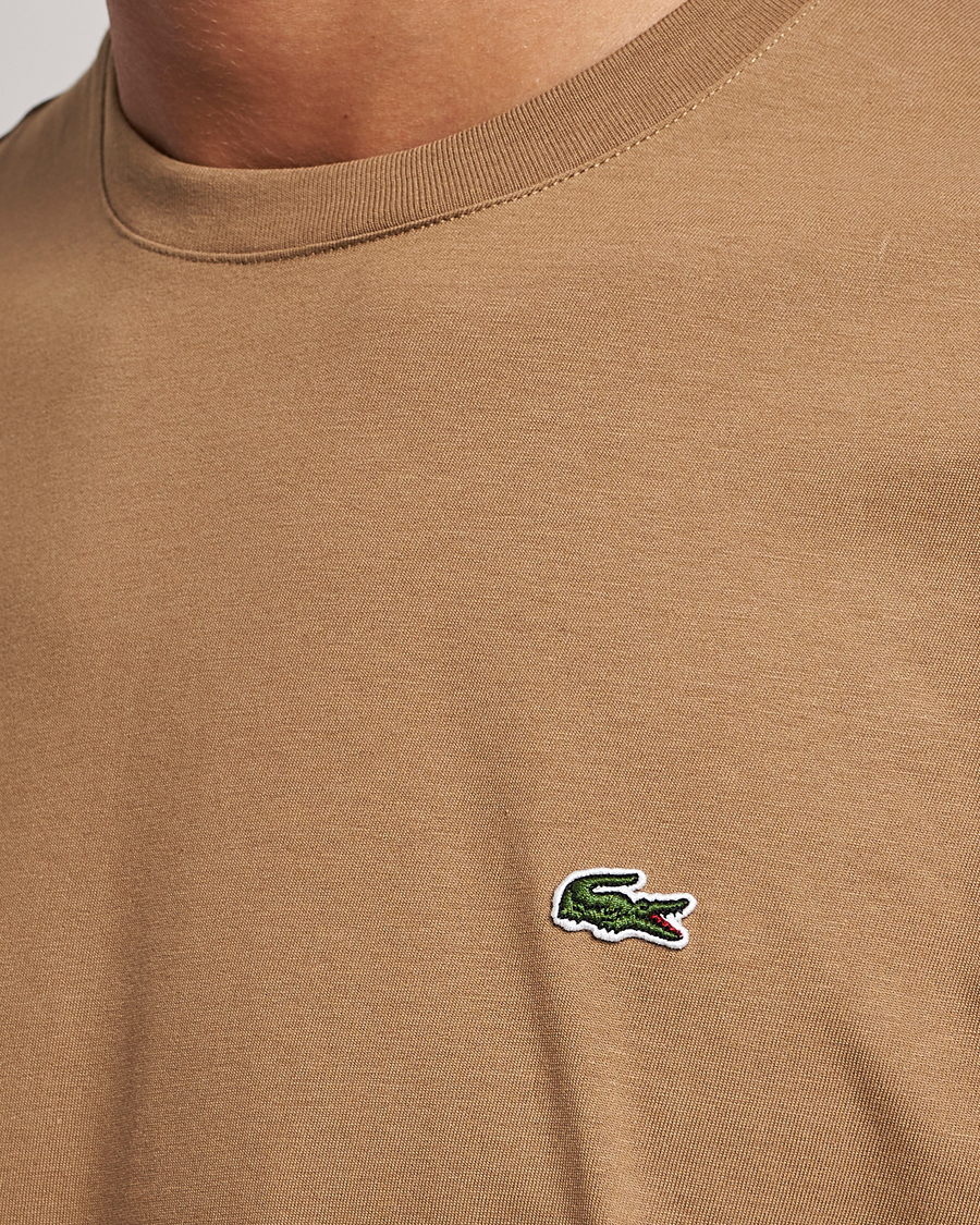 Lacoste Crew Neck T-Shirt Cookie CareOfCarl.dk