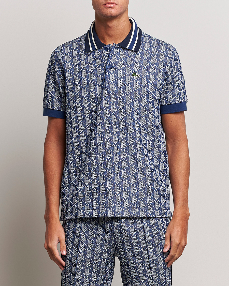 Herre |  | Lacoste | Classic Fit Monogram Polo Methylene