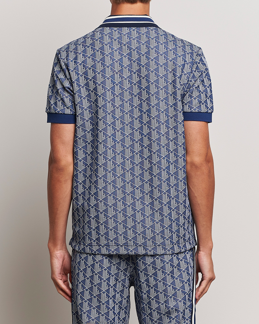 Herre | Polotrøjer | Lacoste | Classic Fit Monogram Polo Methylene/Flour