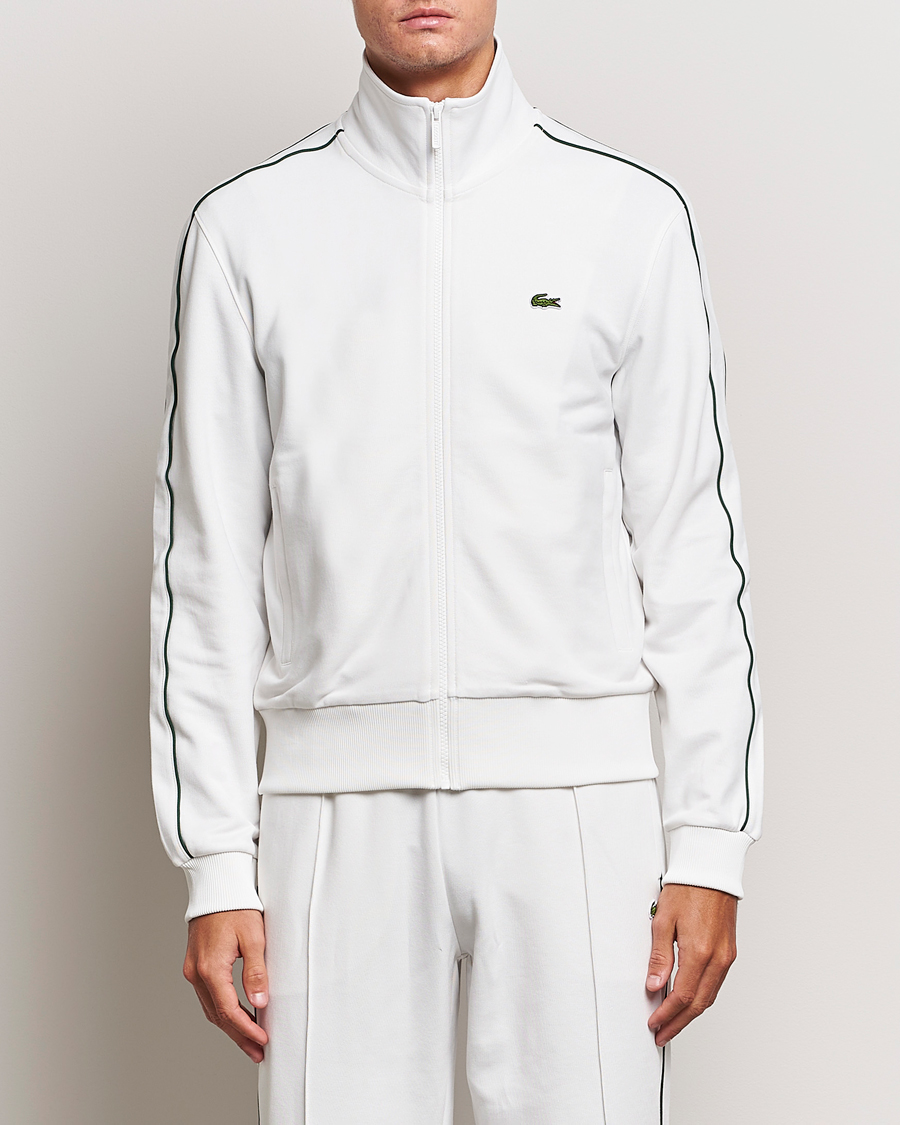 Herre |  | Lacoste | Full Zip Sweater Flour