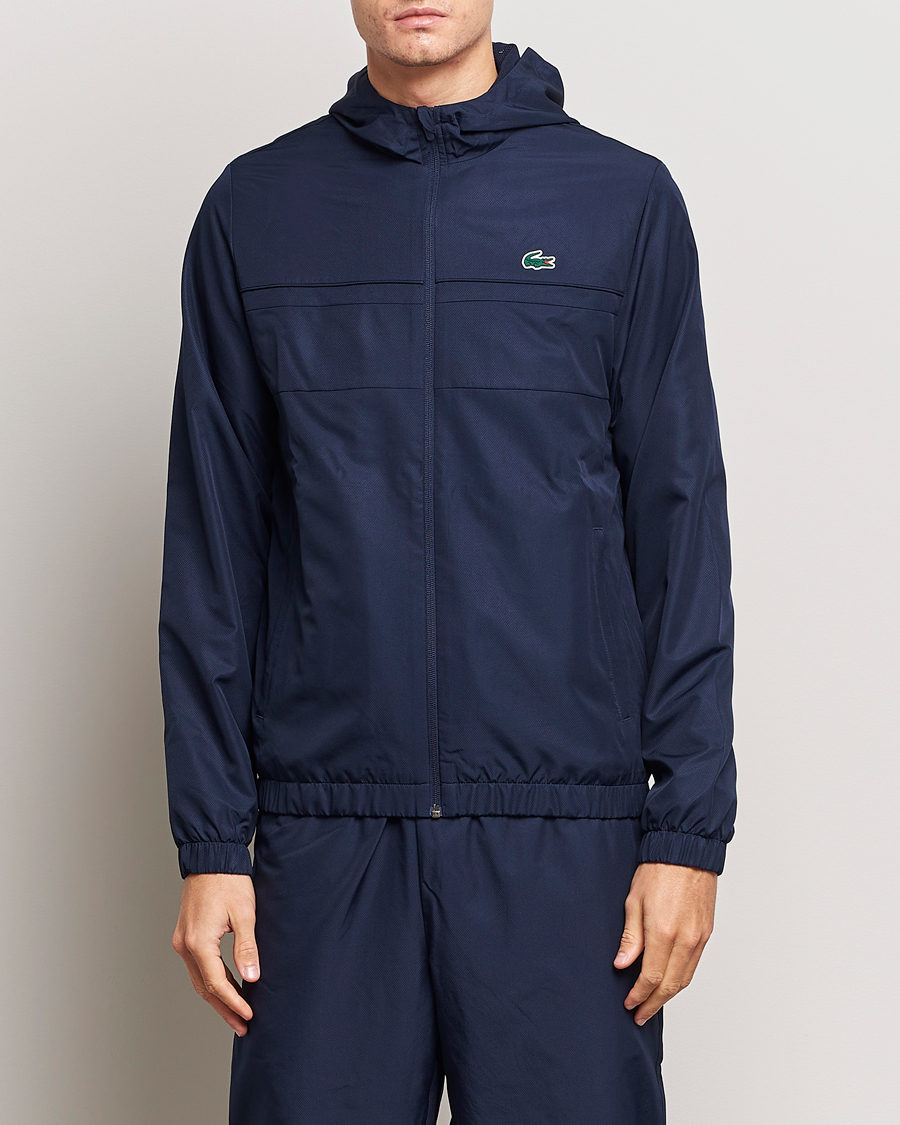 Herre | Trøjer | Lacoste Sport | Performance Full Zip Hoodie Navy