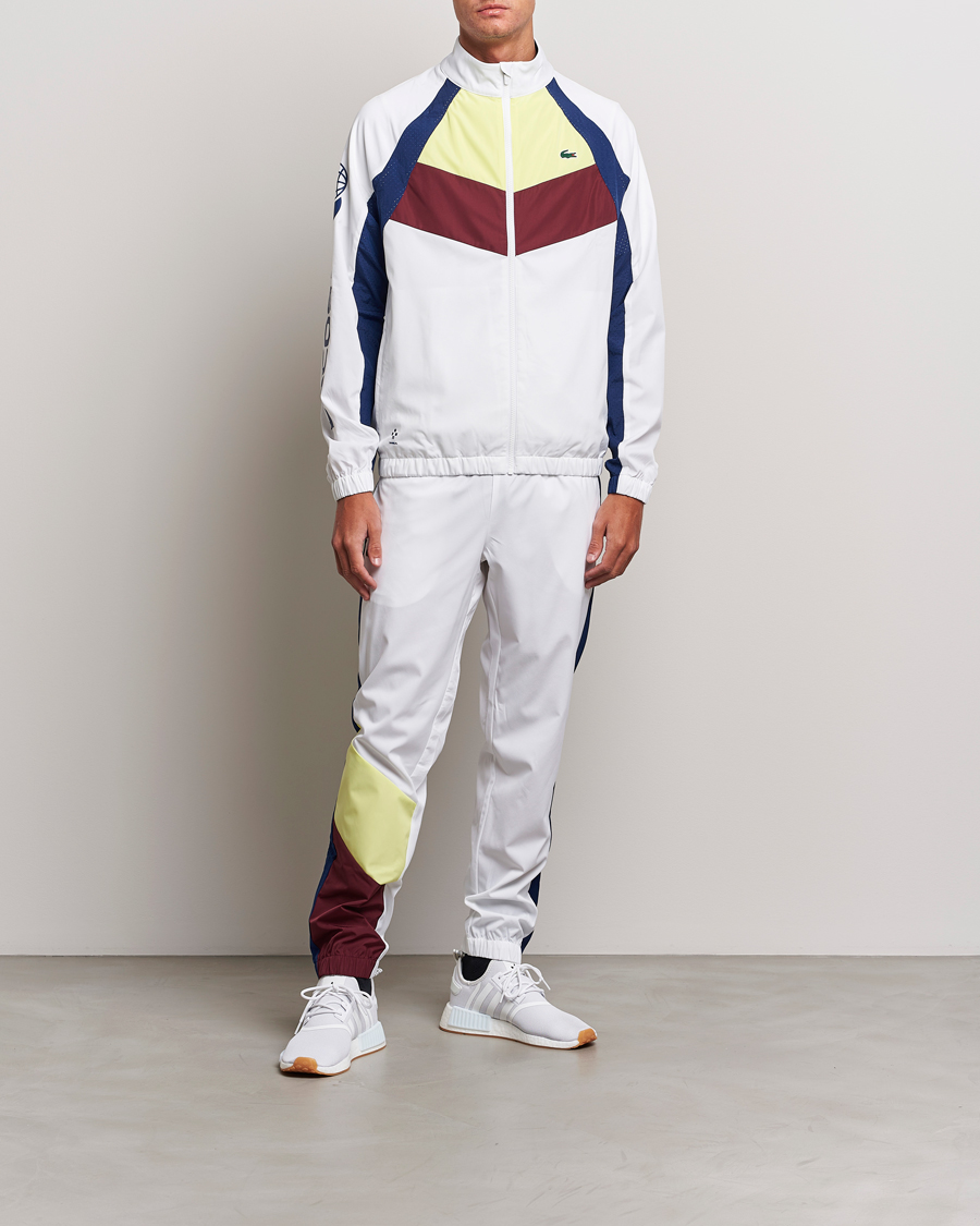 Herre | Bukser | Lacoste Sport | Retro Tennis Tracksuit Set White Multi