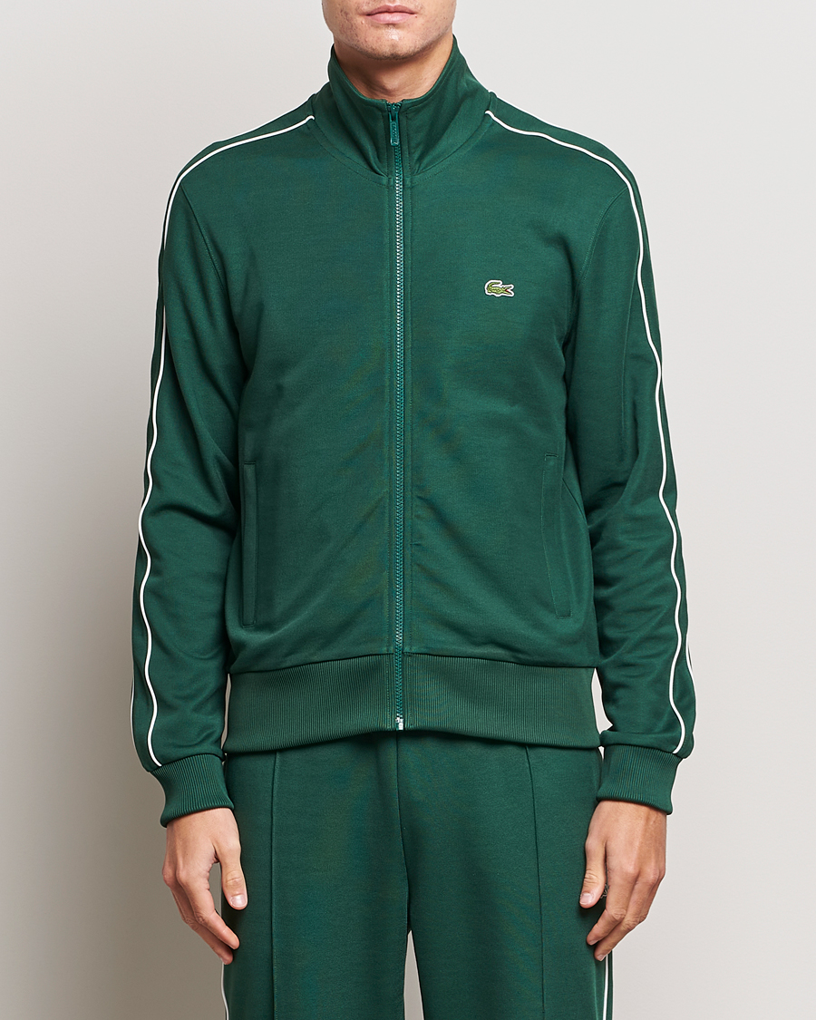Herre | Trøjer | Lacoste | Full Zip Track Jacket Green