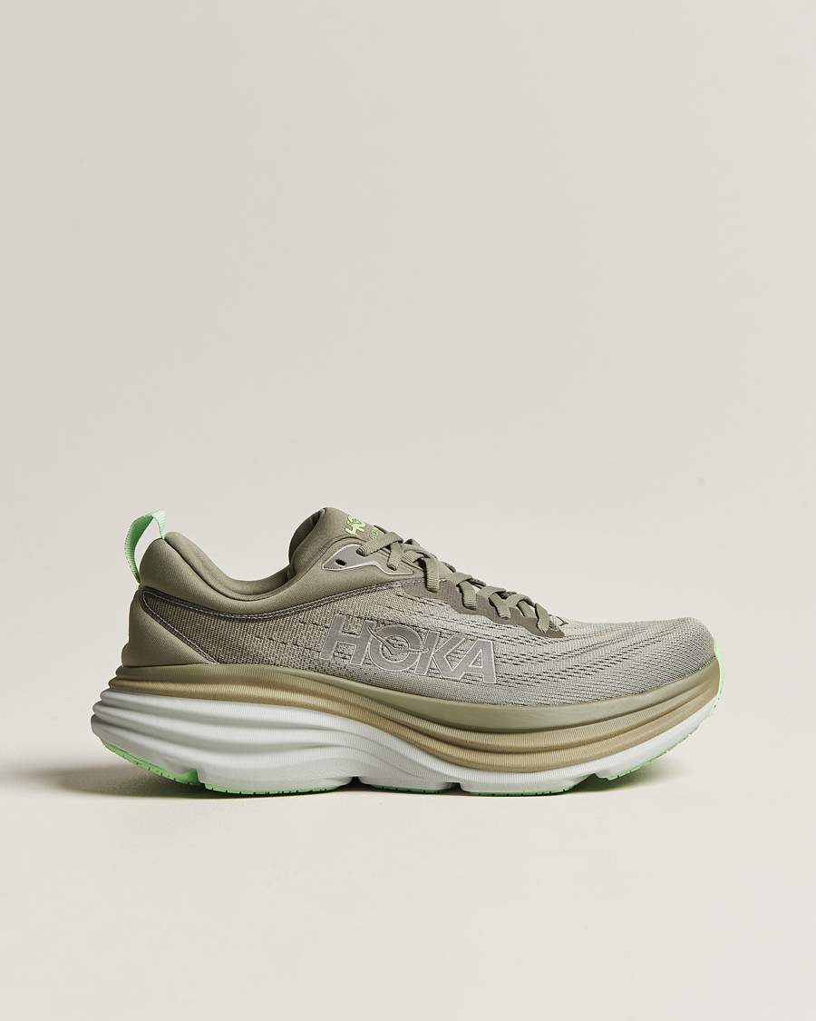 Herre | Hoka Bondi 8 Olive Haze/Mercury | Hoka One One | Hoka Bondi 8 Olive Haze/Mercury