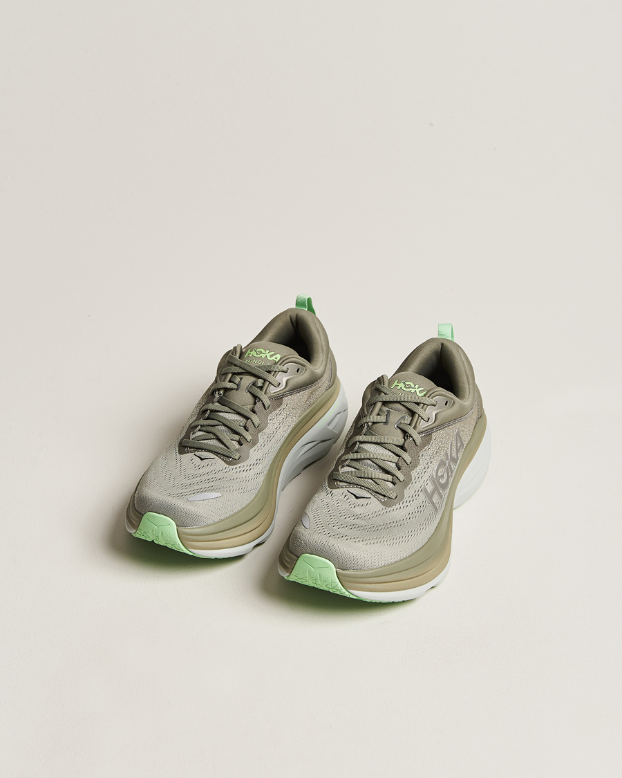Herre | Hoka Bondi 8 Olive Haze/Mercury | Hoka One One | Hoka Bondi 8 Olive Haze/Mercury
