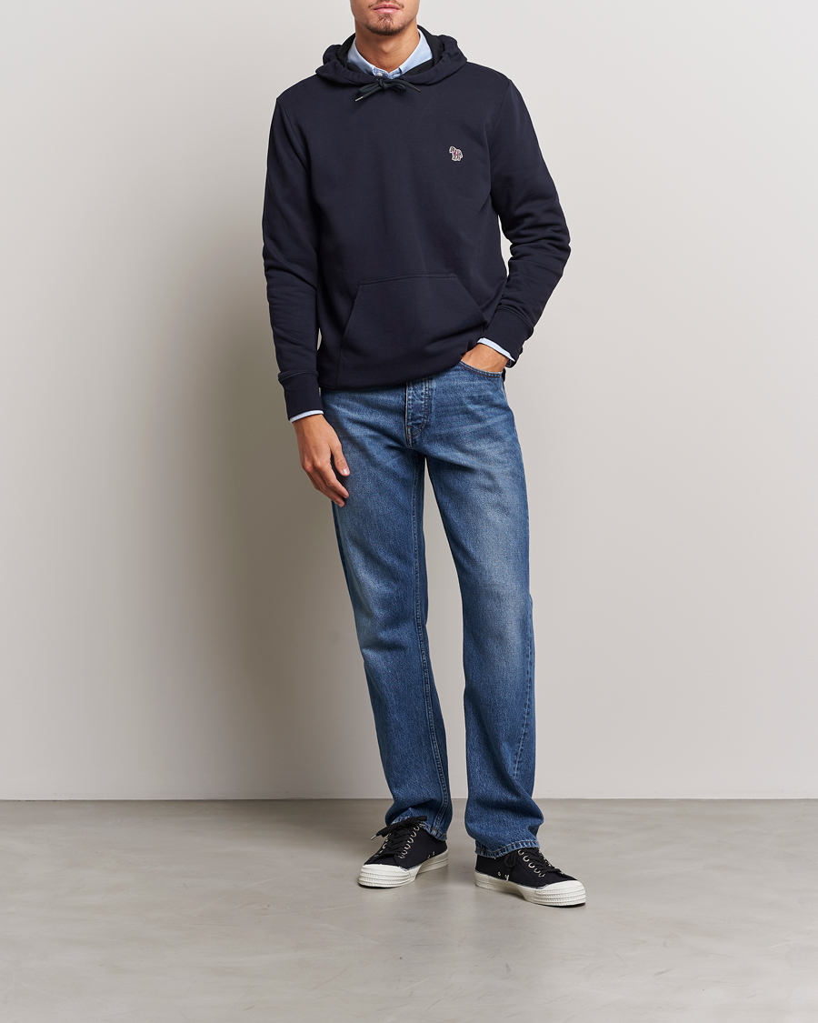 Herre | Trøjer | PS Paul Smith | Zebra Organic Cotton Hoodie Navy