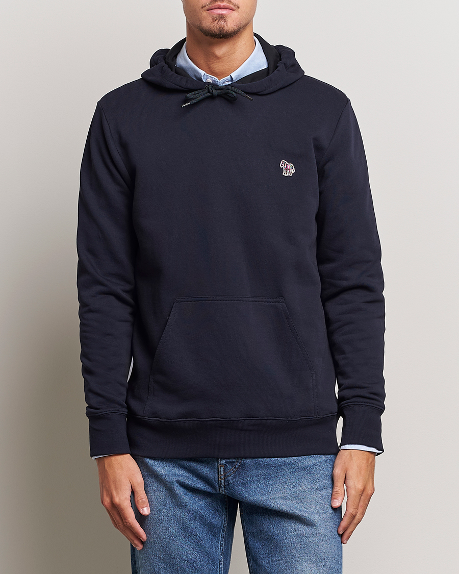 Herre | Trøjer | PS Paul Smith | Zebra Organic Cotton Hoodie Navy
