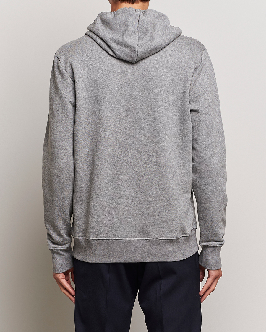 Herre | Trøjer | PS Paul Smith | Zebra Organic Cotton Hoodie Grey Melange