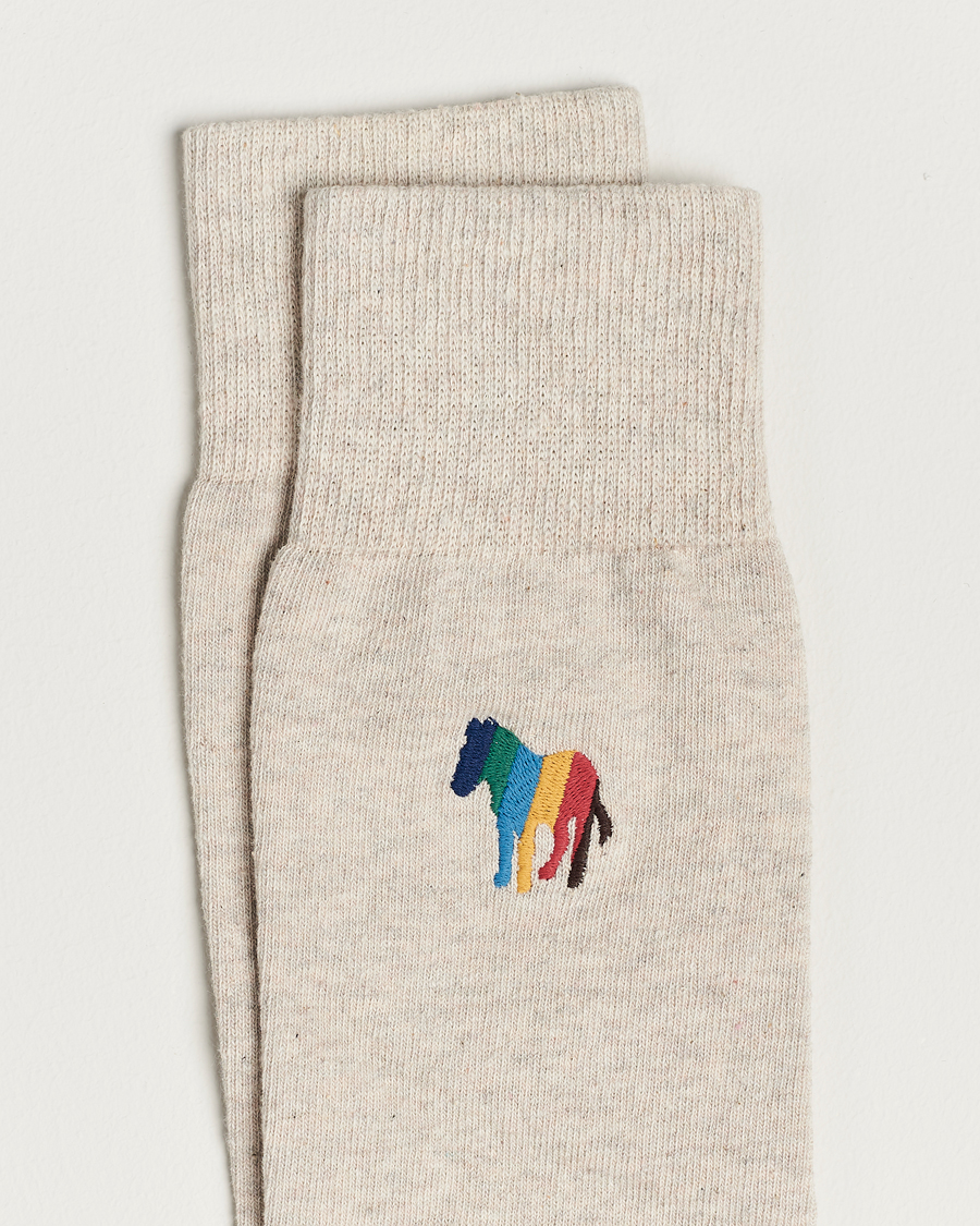 Herre | Undertøj | Paul Smith | Bold Zebra Socks Beige