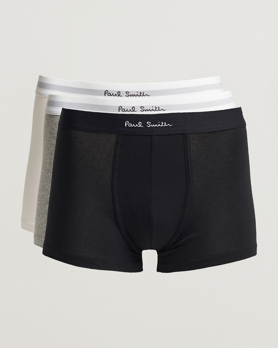Herre | Undertøj | Paul Smith | 3-Pack Trunk White/Black/Grey