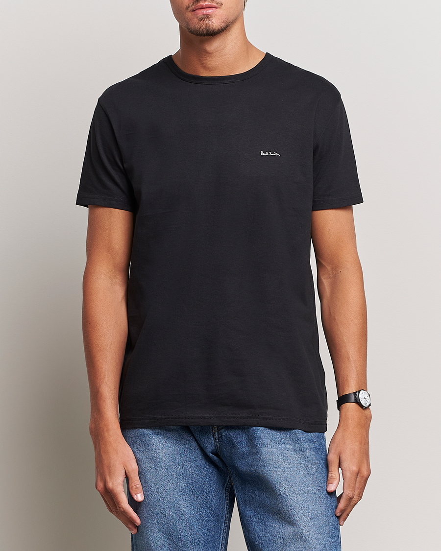 Herre | Flerpak | Paul Smith | 3-Pack Crew Neck T-Shirt Black/Grey/White