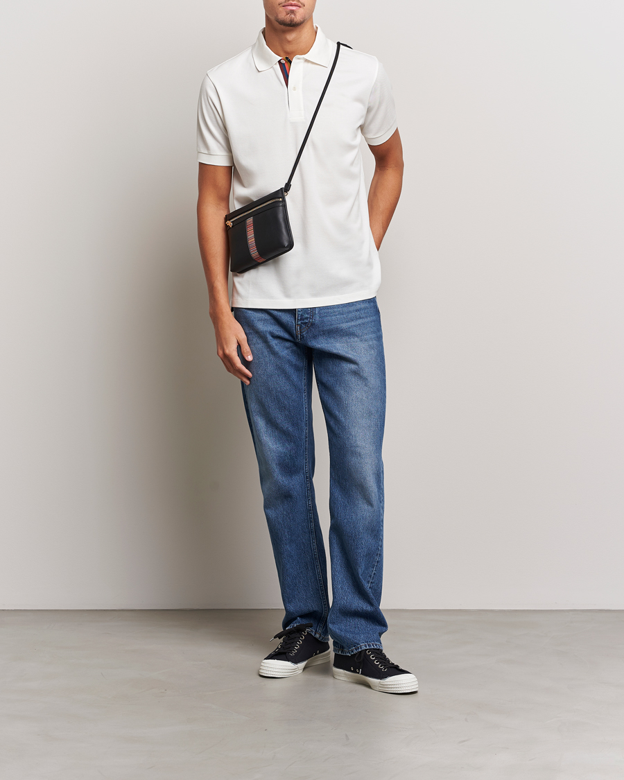 Herre | Polotrøjer | Paul Smith | Placket Stripe Polo White