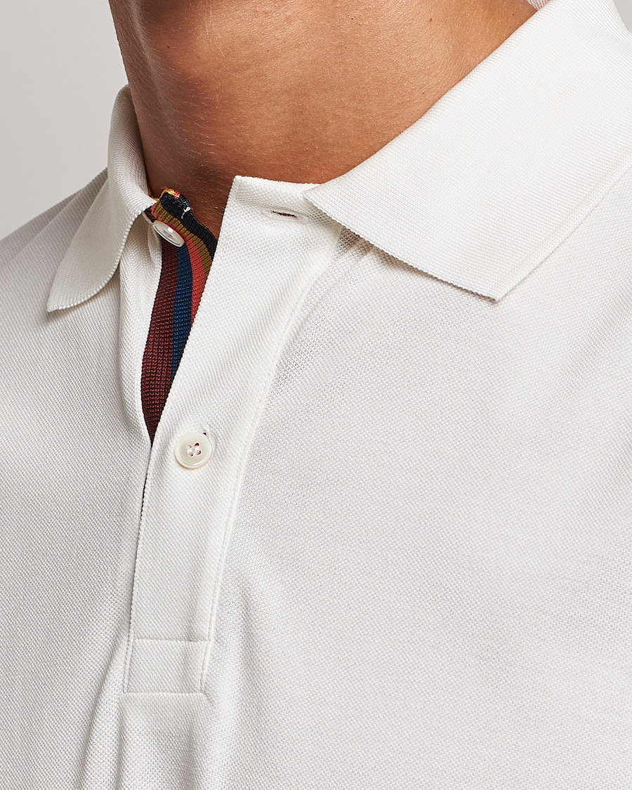 Herre | Polotrøjer | Paul Smith | Placket Stripe Polo White