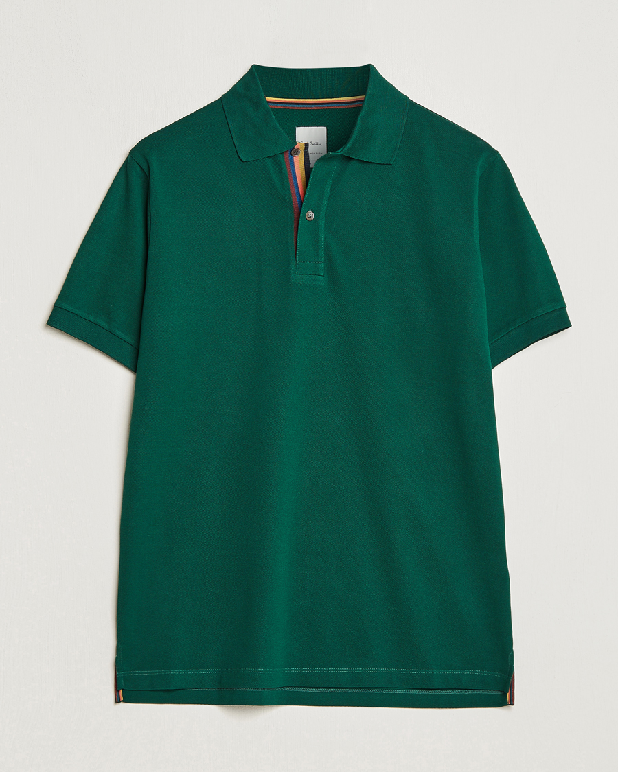 Herre | Polotrøjer | Paul Smith | Placket Stripe Polo Green