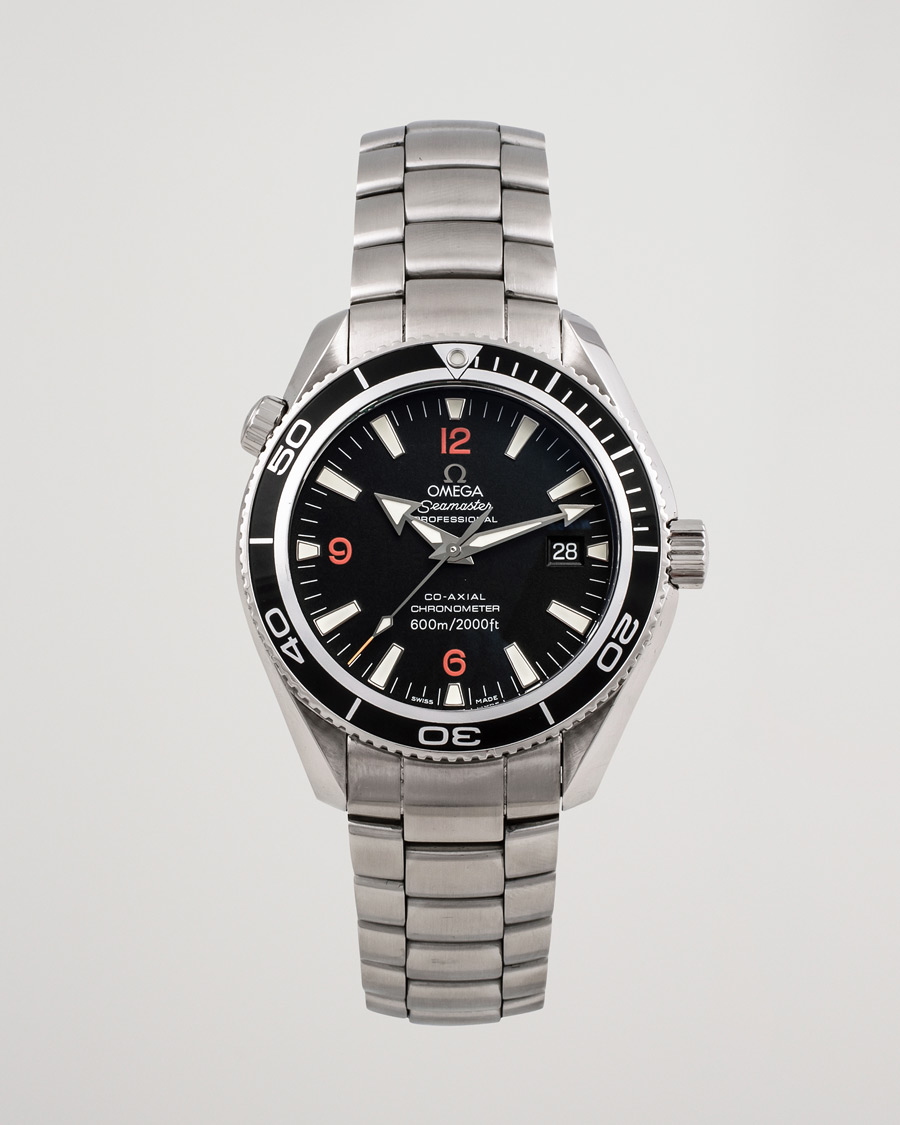 Herre | Omega Pre-Owned Seamaster Planet Ocean 2201.51.00 Steel Black | Omega Pre-Owned | Seamaster Planet Ocean 2201.51.00 Steel Black