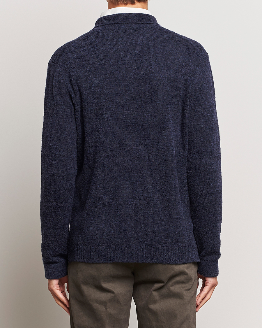 Herre | Trøjer | Zanone | Boucle Wool Chore Jacket Navy