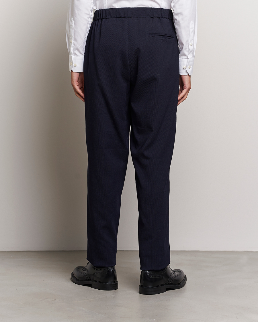 Herre | Bukser | Giorgio Armani | Wool Stretch Trousers Navy