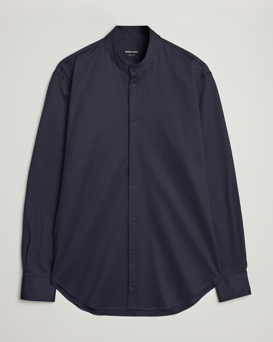 Herre | Skjorter | Giorgio Armani | Guru Collar Shirt Navy