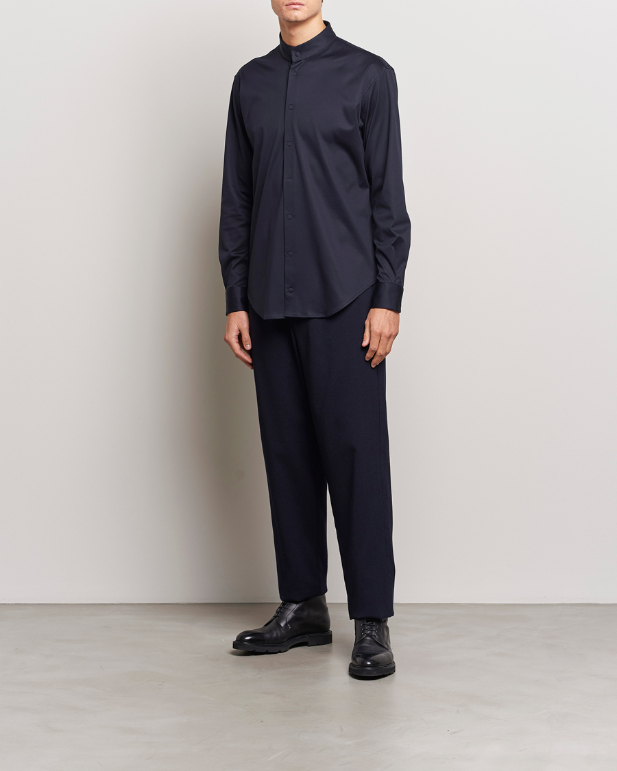 Herre | Skjorter | Giorgio Armani | Guru Collar Shirt Navy