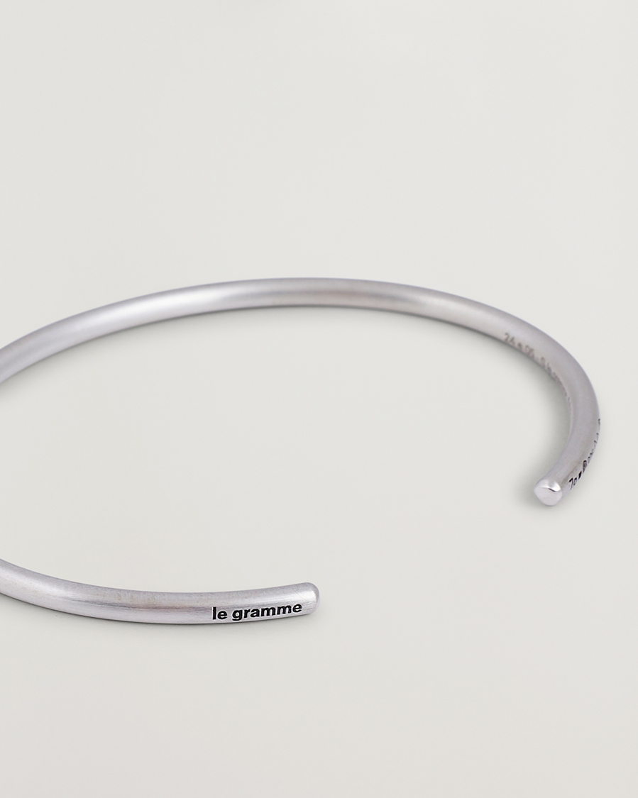 Herre | LE GRAMME Bangle Bracelet Brushed Sterling Silver 7g | LE GRAMME | Bangle Bracelet Brushed Sterling Silver 7g