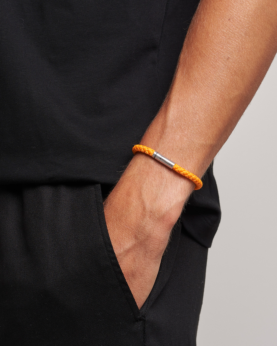 Herre | Contemporary Creators | LE GRAMME | X Orlebar Brown Nato Bracelet Beacon/Sterling Silver