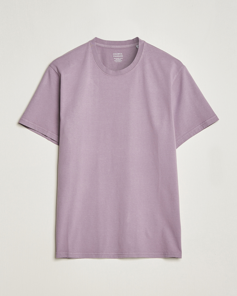 Herre | T-Shirts | Colorful Standard | Classic Organic T-Shirt Purple Haze