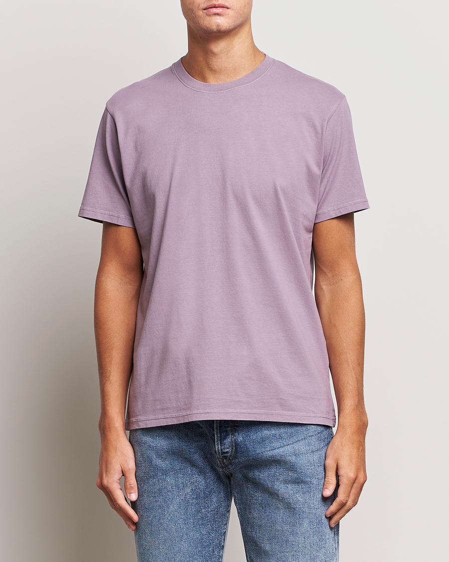 Herre | T-Shirts | Colorful Standard | Classic Organic T-Shirt Purple Haze