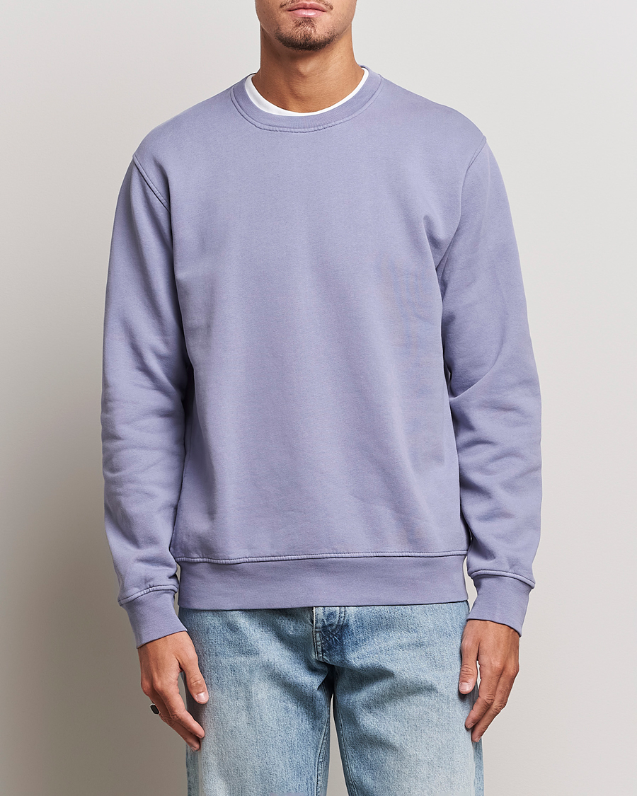 Herre | Trøjer | Colorful Standard | Classic Organic Crew Neck Sweat Purple Haze