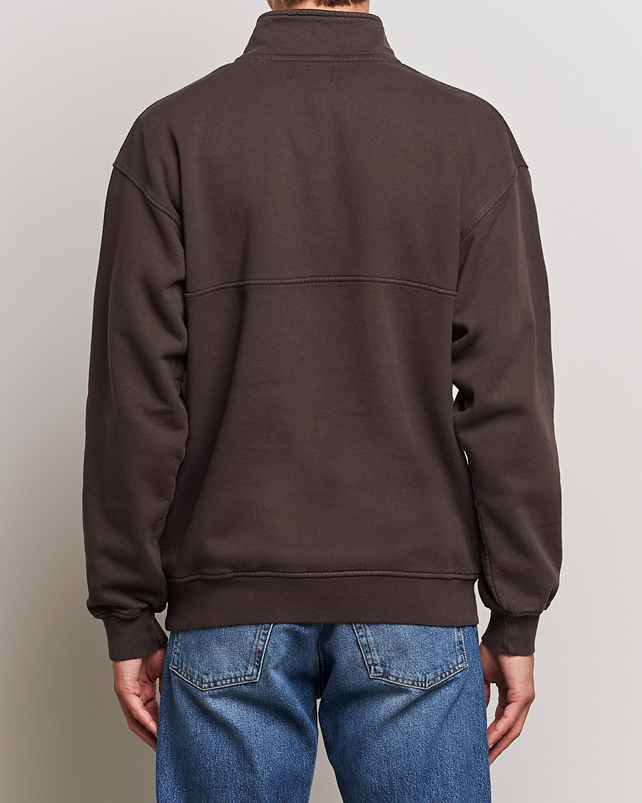 Herre | Trøjer | Colorful Standard | Classic Organic Half-Zip Coffee Brown