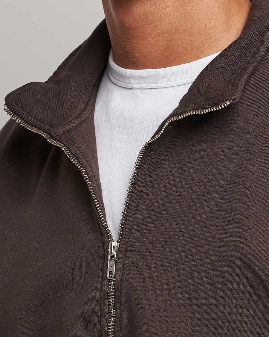 Herre | Trøjer | Colorful Standard | Classic Organic Half-Zip Coffee Brown