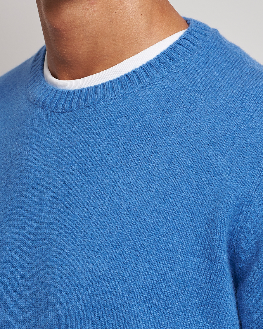 Herre | Trøjer | Colorful Standard | Classic Merino Wool Crew Neck Pacific Blue
