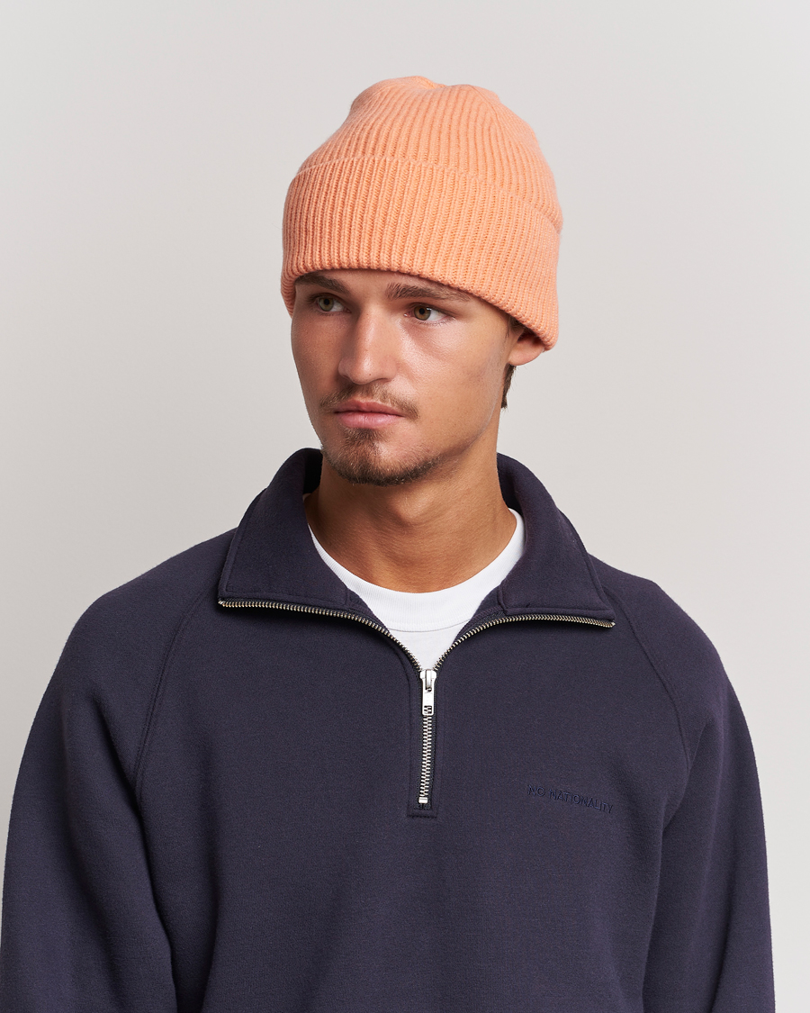 Herre | Colorful Standard | Colorful Standard | Merino Wool Beanie Sandstone Orange