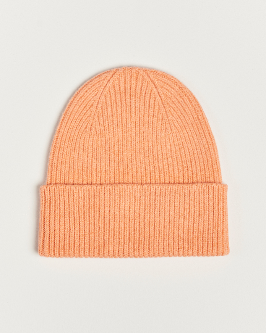 Herre | Colorful Standard Merino Wool Beanie Sandstone Orange | Colorful Standard | Merino Wool Beanie Sandstone Orange