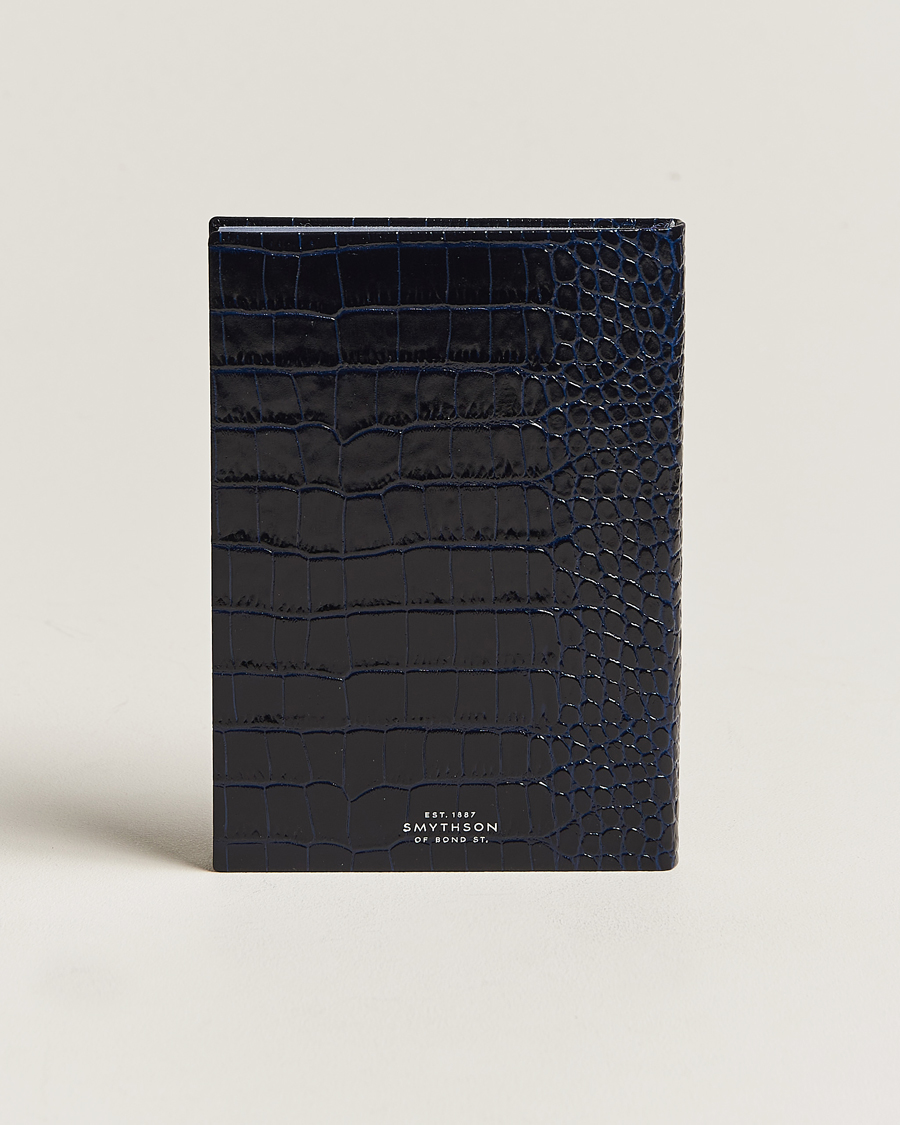 Herr | Livsstil | Smythson | Mara Leather Notebook Navy