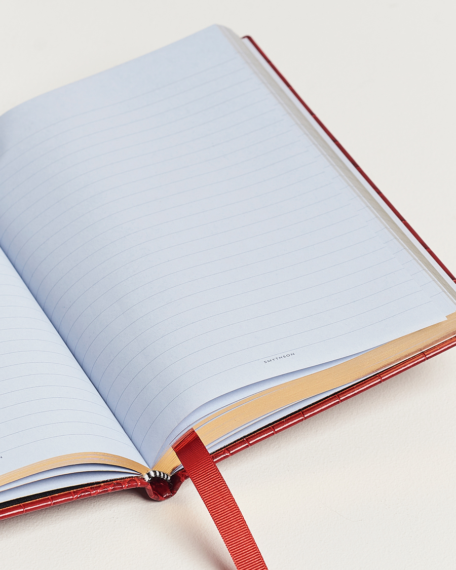 Herre | Smythson Mara Leather Soho Notebook Red | Smythson | Mara Leather Soho Notebook Red