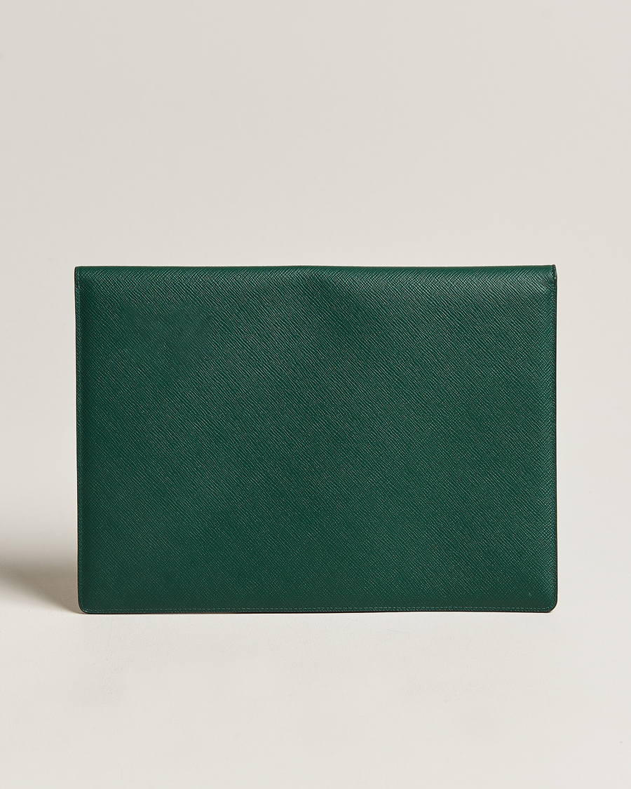 Herre | Dokumentmappe | Smythson | Panama Large Envelope Portfolio Forest Green