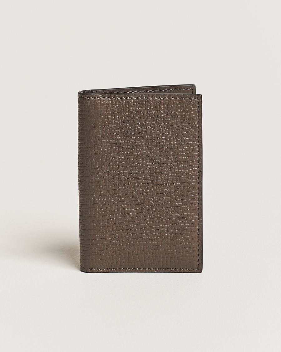Herre | Smythson Ludlow 6 Folded Wallet Dark Taupe | Smythson | Ludlow 6 Folded Wallet Dark Taupe