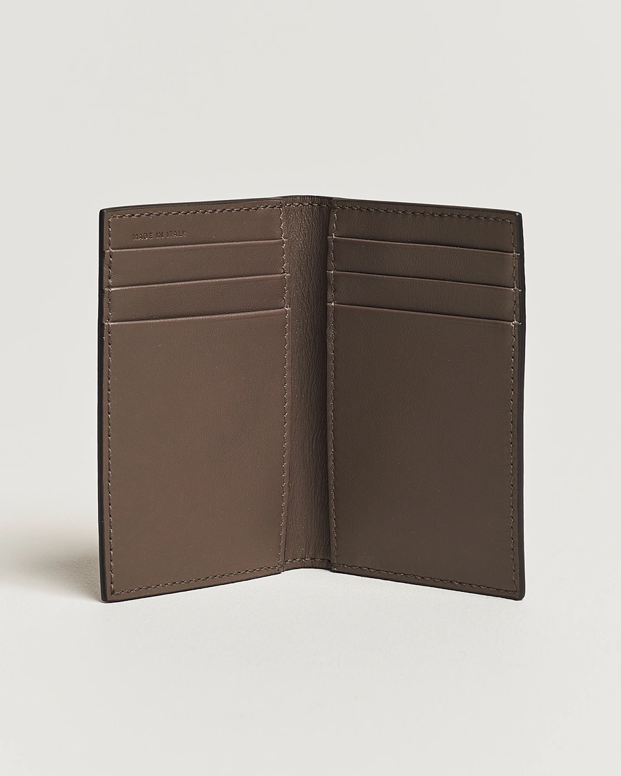 Herre | Kortholdere | Smythson | Ludlow 6 Folded  Wallet Dark Taupe