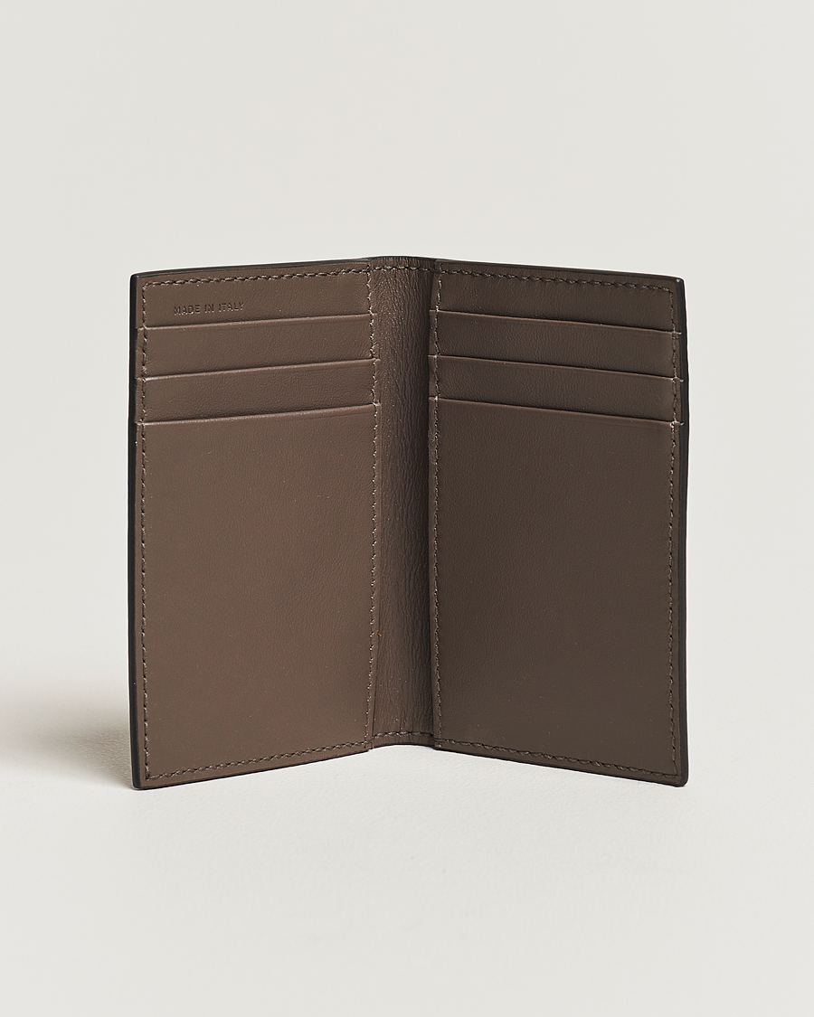 Herre |  | Smythson | Ludlow 6 Folded  Wallet Dark Taupe