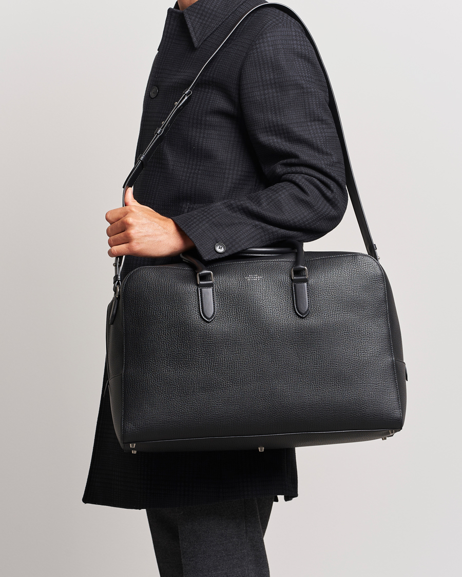 Herre | Smythson | Smythson | Ludlow Soft Travel Bag Black