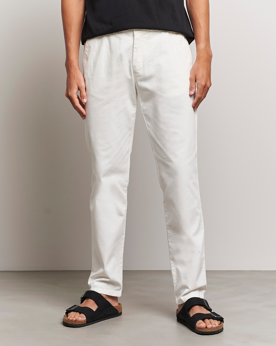 Herre | Bukser | Orlebar Brown | Fallon Cotton Stretch Trousers Sea Mist