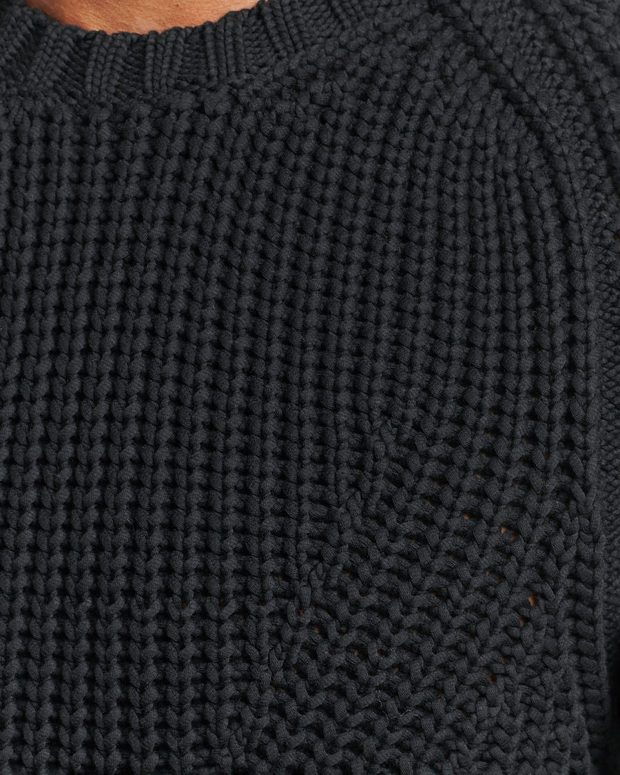Herre | Trøjer | Orlebar Brown | Lipen Cable Sweater Black